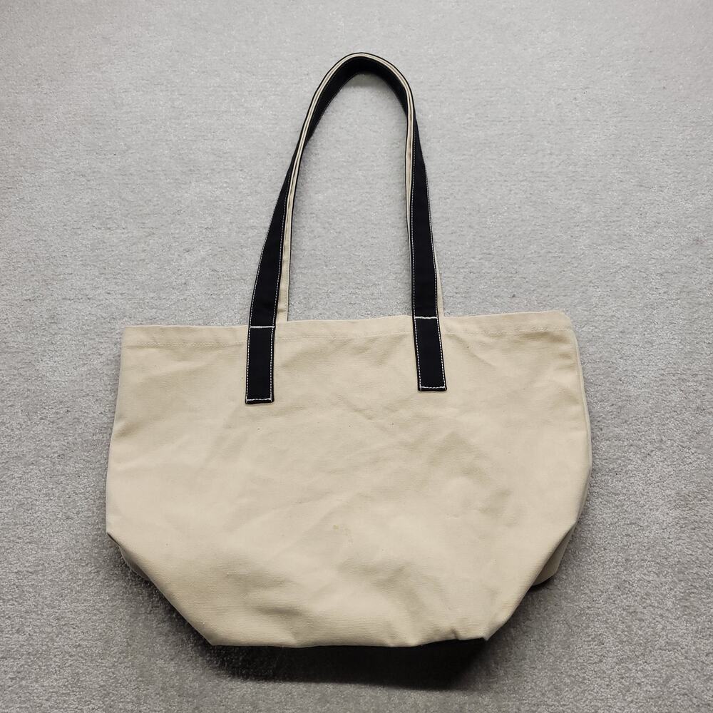 Napa Valley Clothing Co Silver Oak Cellars Wine Canvas Tote Bag Beige Black - Picture 2 of 8